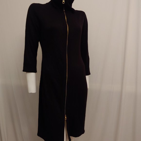 Ellen Tracy Dresses & Skirts - Ellen Tracy 3/4 sleeve zipper dress soft and warm